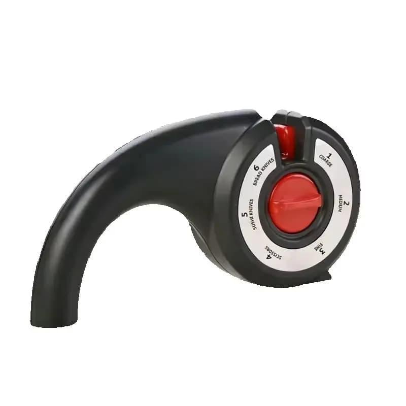 Affilacoltelli Multifunzione 6-in-1 Regolabile, Strumento Professionale Manuale per Affilare Coltelli e Forbici da Cucina