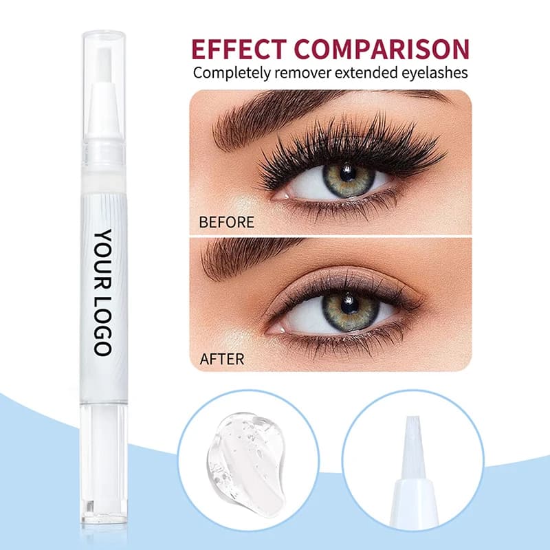 5ml Liquid Pen for Quick Removal of Eyelash Collar, Soft Adhesive Cream for Extension Fin Eyelash, Makeup Tool