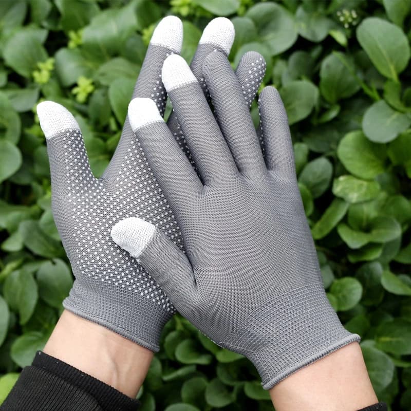 Guanti antiscivolo da equitazione per moto ciclismo sport uomo donna guanto Touchscreen traspirante sottile e leggero molla esterna