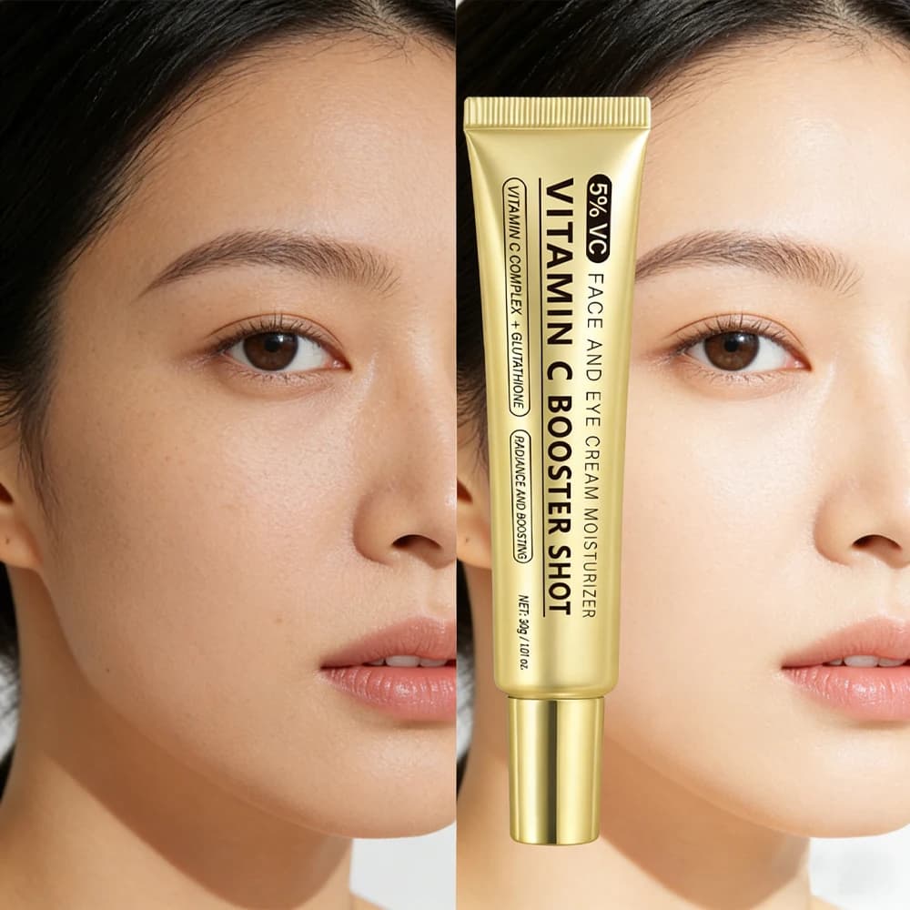 Serum Booster to Vitamin C, Light Skin Tone, Serum Concentrated to Vitamin C with Glutation, Niacinamide and Vitamin E for a Bright Skin, 30g