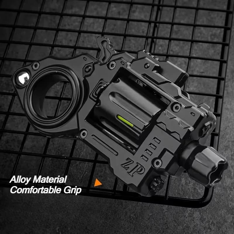Mini Pistola Modello in Lega, Revolver EDC, Giocattolo Antistress, Divertente per il Tiro, Anello da Collezione, Fidget Spinner in Metallo, Regali per Ragazzi