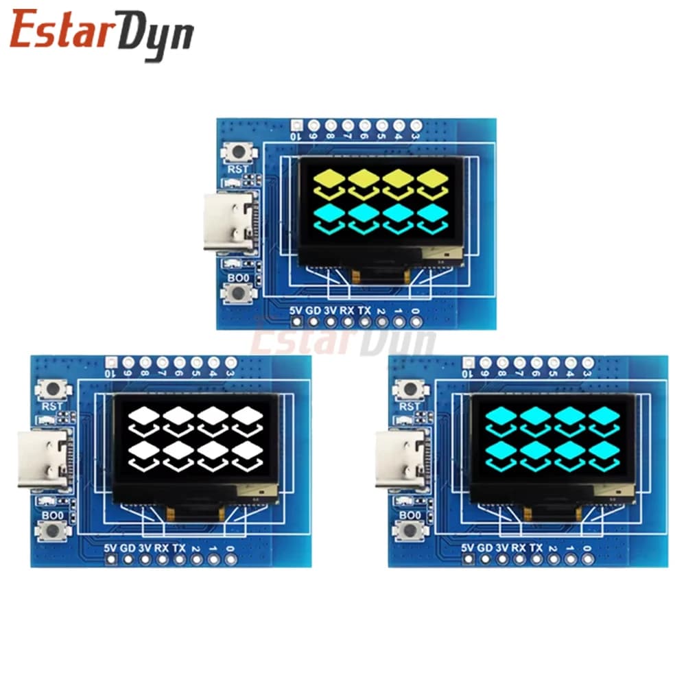 Scheda IoT Estardyn ESP32-C3 con Display OLED 0.96, Antenna in Ceramica, Modulo WiFi Bluetooth per Arduino MicroPython Smart Home