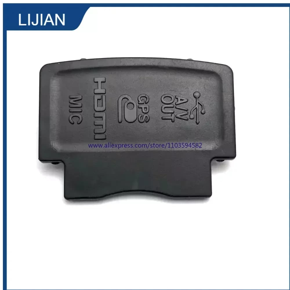 NUOVA copertura in gomma USB per porta HDMI, coperchio per microfono, copertura per interfaccia per fotocamera Nikon D5100, parte di ricambio