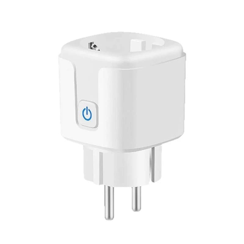 ABLL-Tuya Wifi Smart Plug 16A EU Socket Featuring Power Monitoring Timing Function Voice Control Via For Alexa Google Home EU