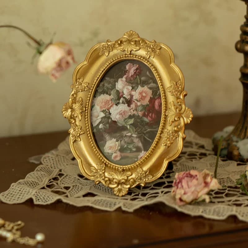 Frame Retro Picture Frame Decoration Home Decor Household Use Classic Style Photo Frames European Pretty Picture Frames Home