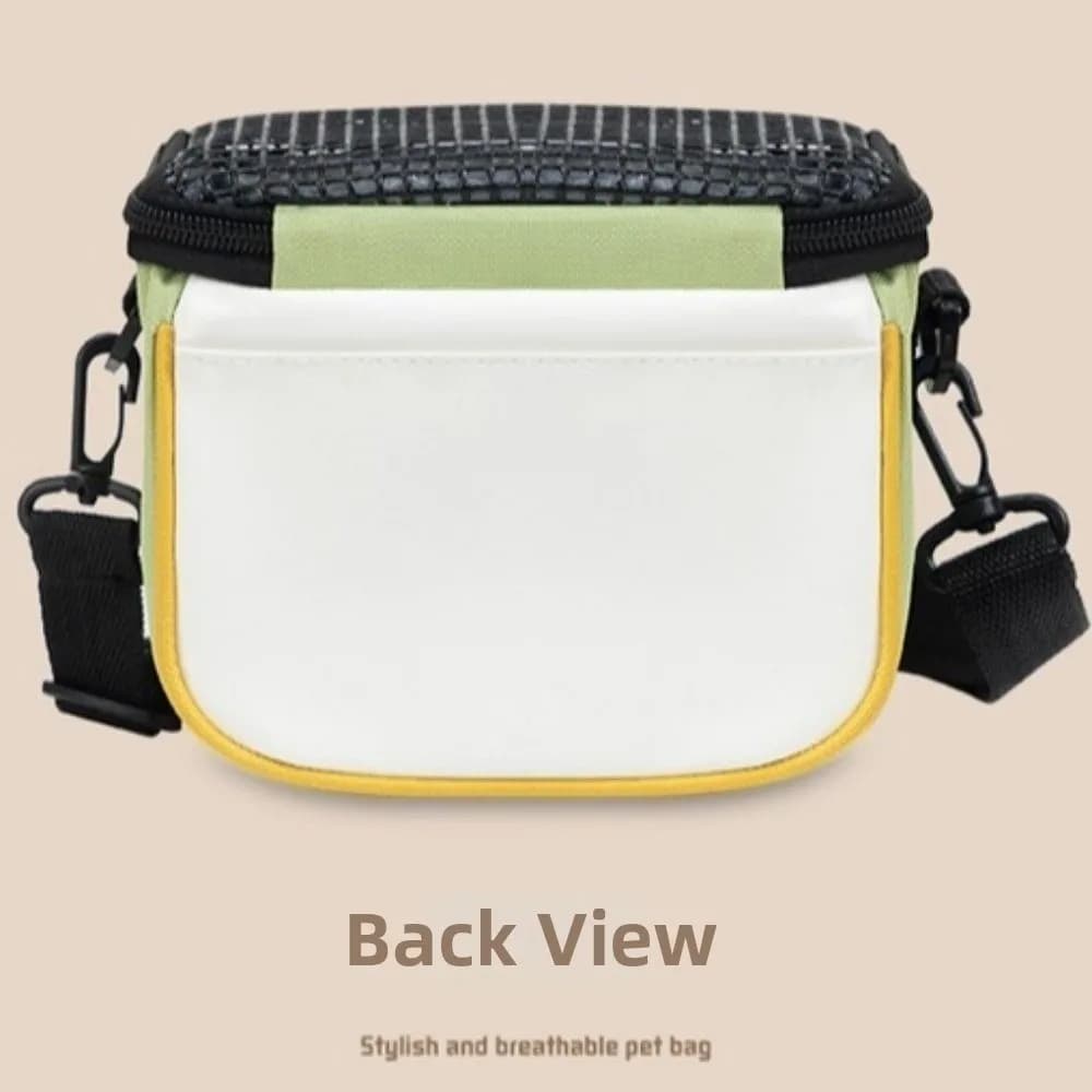 Breathable Pet Carrier Bag Ventilated Clear View Hamster Carry Bag Portable Lightweight Chinchilla Outdoor Cage Outdoor Use