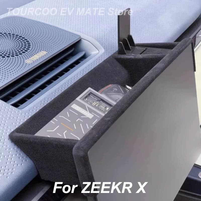 Per ZEEKR X Cruscotto Scatola portaoggetti sospesa Porta chiavi Porta occhiali da sole Accessori modificati automaticamente