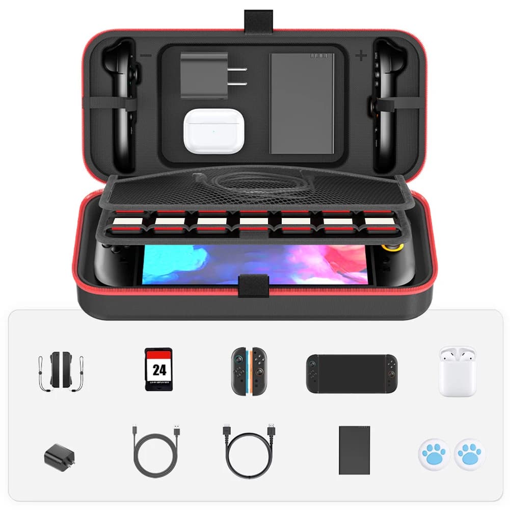Borsa da Viaggio Anti-Graffio, Custodia Impermeabile per il Trasporto, Custodia Protettiva per Accessori Switch 2