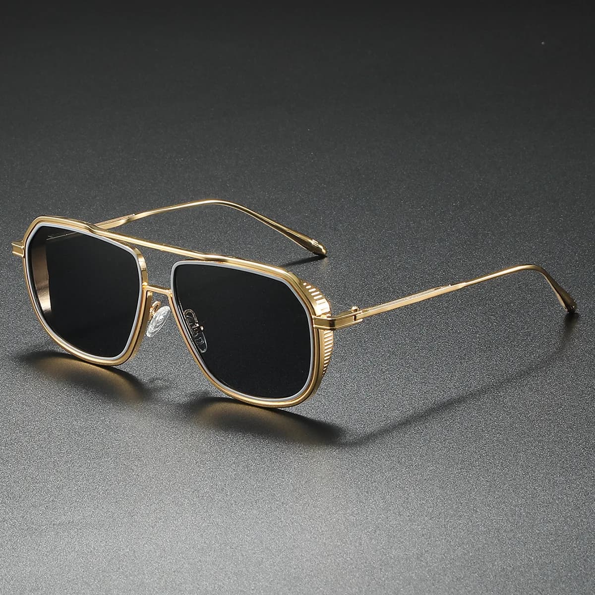 Occhiali da sole moda uomo protezione solare vintage occhiali da sole oversize donna occhiali alla moda in metallo Gafas De Sol Hombre Lunette Soleil Femme