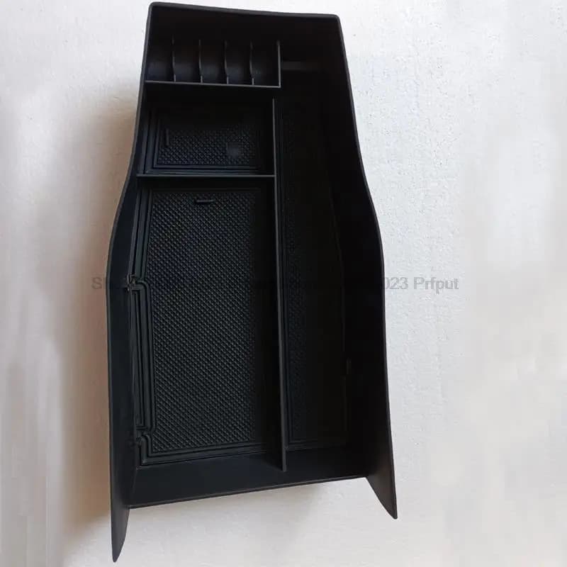 Hyundai Ioniq 5 2022 tray Organizer for Central Console lower interior accessories with black rubber coating