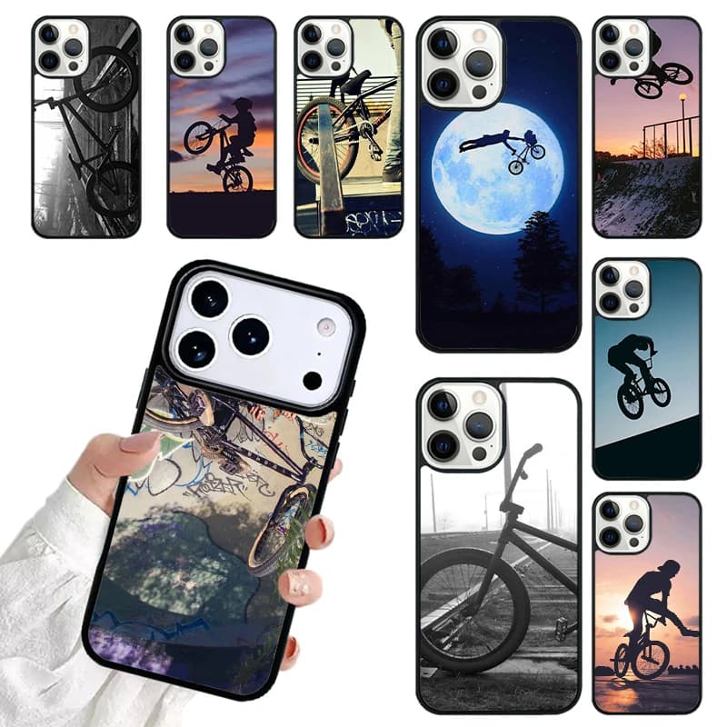 sports bike cycle Phone Case For iPhone 17 16 15 14 13 12 11 Pro Max 17air Shockproof Cover Fundas