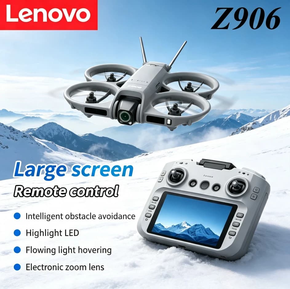 Lenovo Z906 4K 8K GPS Drone Profesional FPV Brushless Laser obstacle avoidance Aerial Optical Foldable Quadcopter Mini Dron