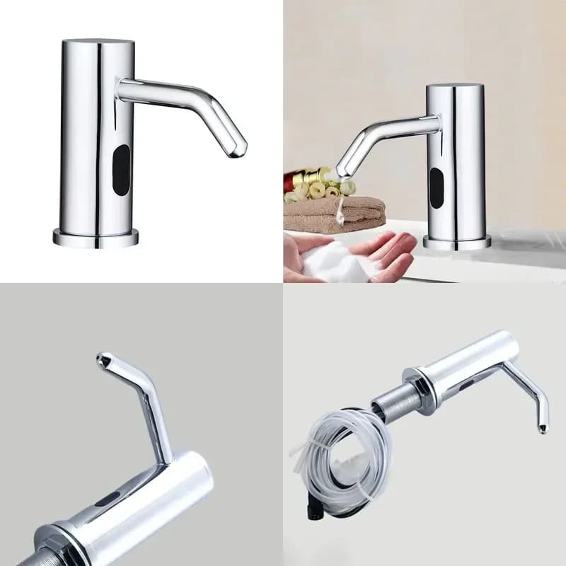 Deck Mounted AC Type Basin Sensor Soap Foam Dispenser Single Hole Wash Basin Electric Automatic Soap Dispenser