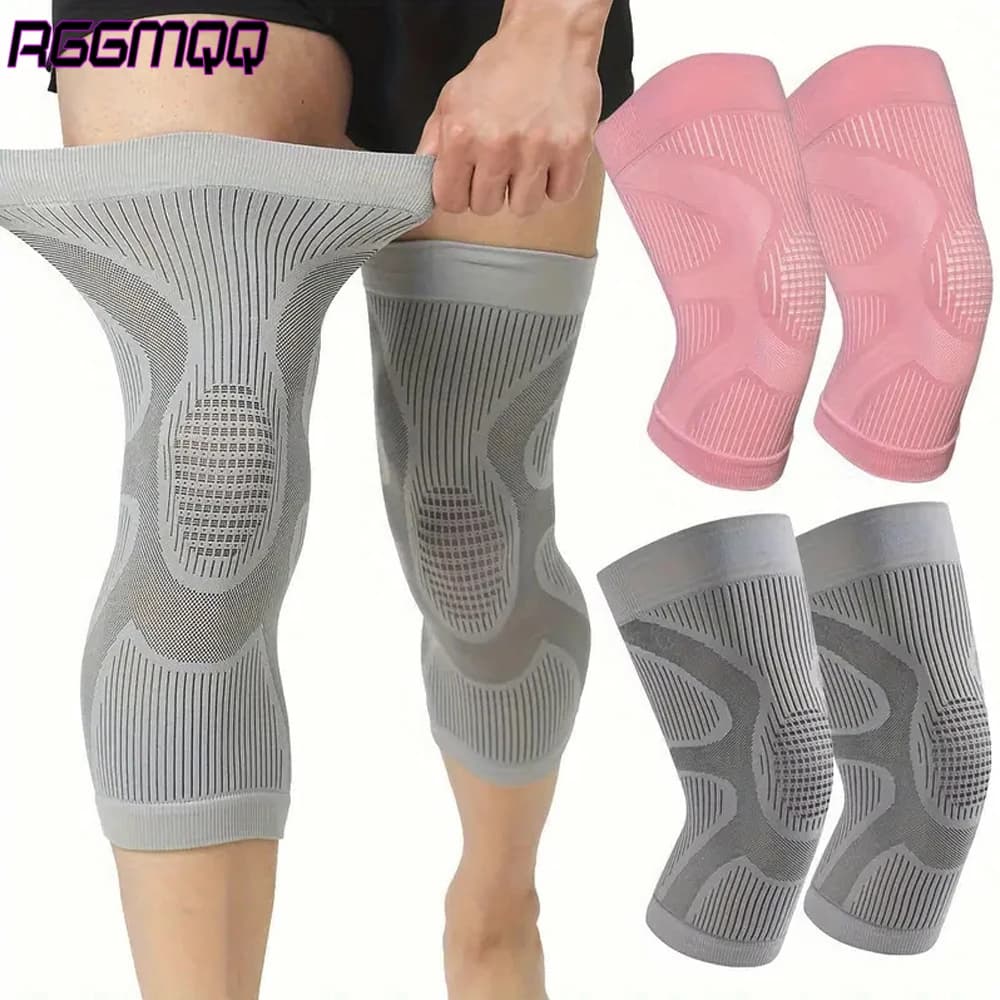1 paio di ginocchiere per donna uomo, manica di compressione per dolore al ginocchio, dolore da artrite, sollievo dal dolore alle ginocchia per esercizi di corsa fitness