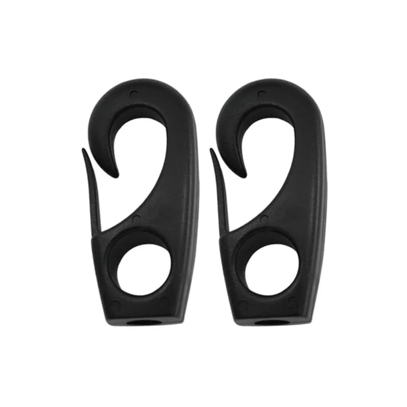 ISURE MARINE 10 Pz Nylon Nero Piccola Grillo Canoa Corda Elastica di Plastica Fibbia Ad Alta Resistenza Nylon Grillo Accessori Per Barche