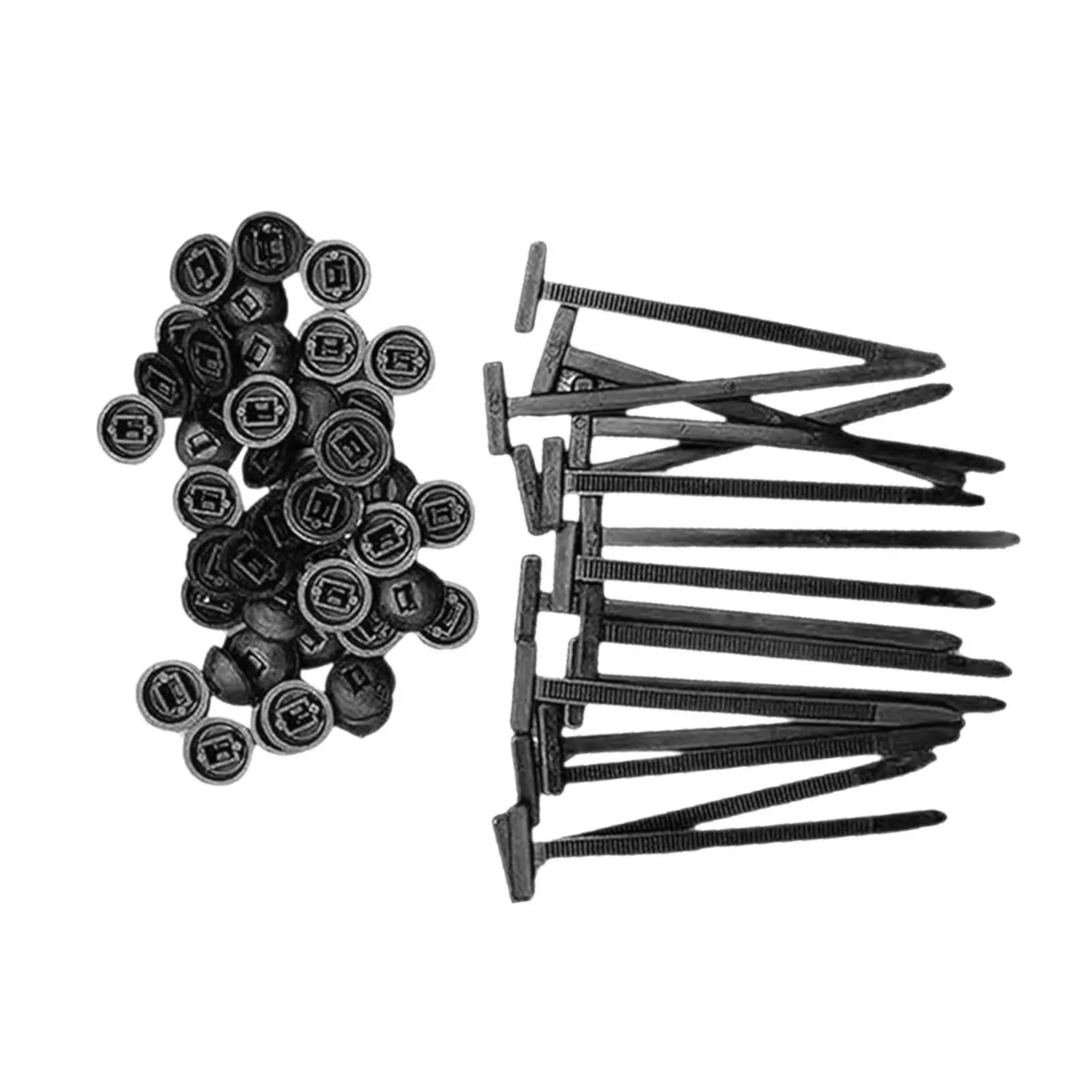 Fascette stringicavo autobloccanti ad alte prestazioni, piccole fascette stringicavo resistenti, clip di fissaggio per costruzioni interne