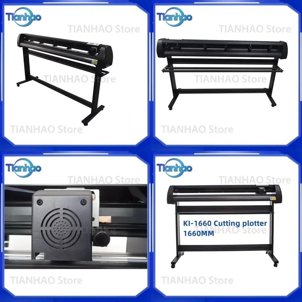 High Precision Vinyl Cutter Machine for E-CUT KI-1660 1660mm Plotter