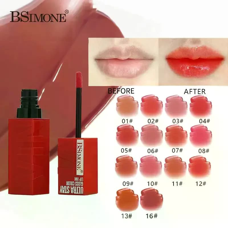 Rossetto Liquido Opaco 4.2ml Lunga Durata Effetto Velluto Nude Lucidalabbra Non Appiccicoso Tinta Labbra Impermeabile Make-up