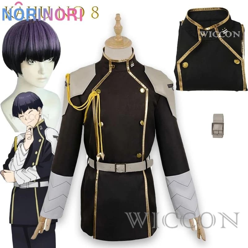 Kaiju N. 8 Sosuke Hoshino Mina Ashiro Cosplay Fantasy Costume Giacca Cintura Vestito di Carnevale di Halloween Donna Uomo