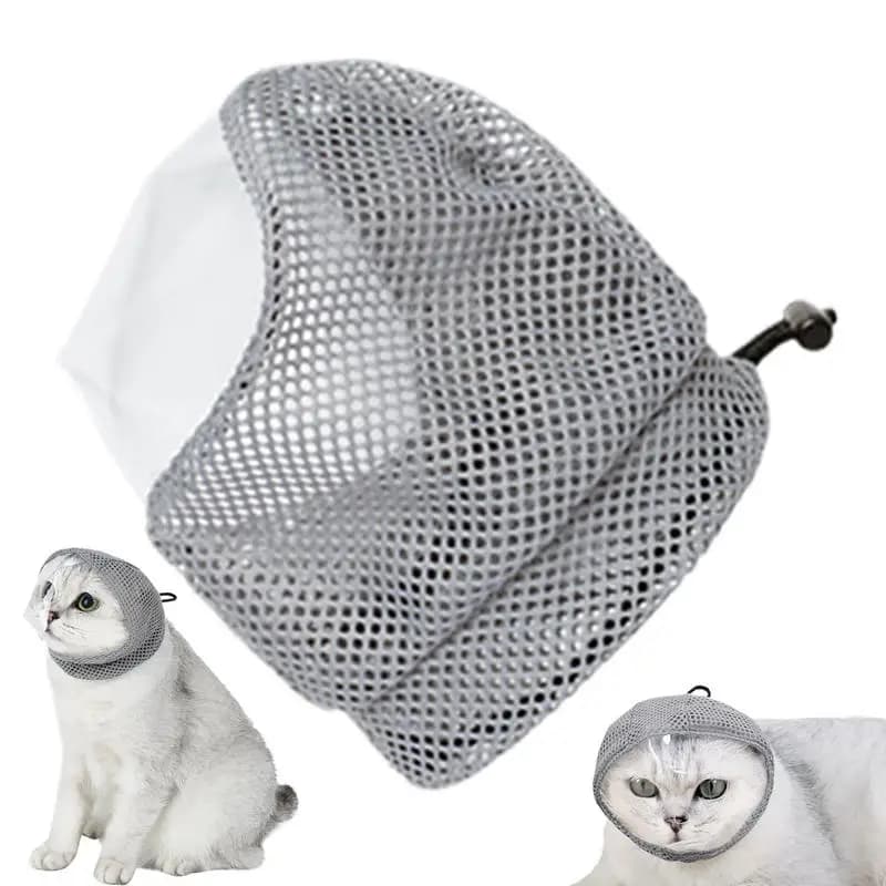 Accessori per Animali Domestici: Museruole Anti-Morso per Gatti, Traspiranti, per Viaggi, Bagno e Toelettatura, Regolabili, Anti-Graffio per Gattini