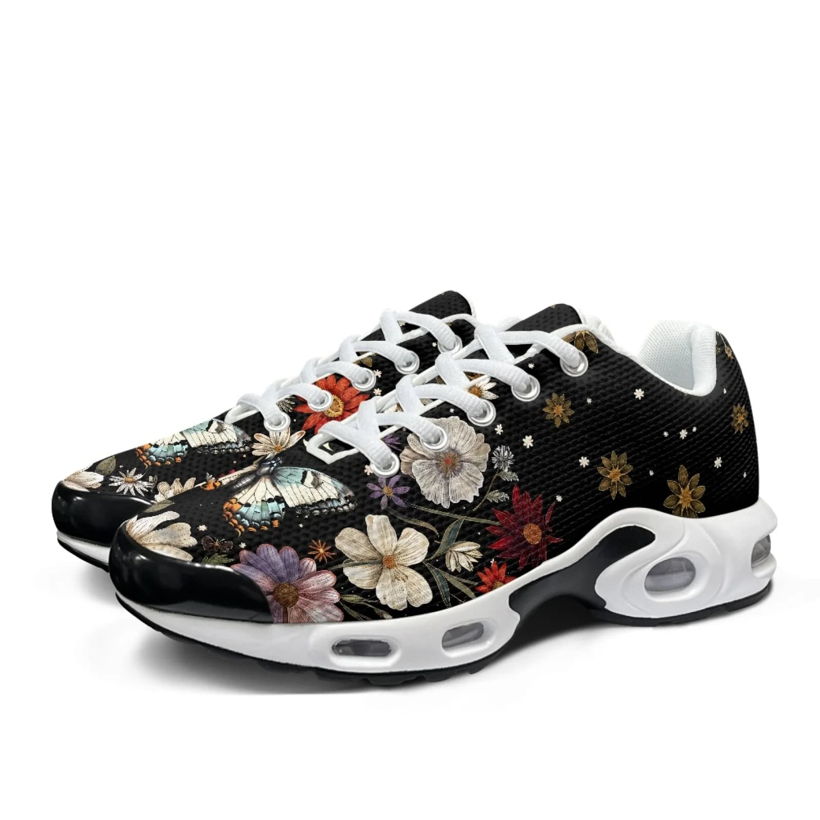 XIXIRIMIDO Air Cushion Sneaker Women's Running Shoe Nurse Shoes Men's Sneakers and Casual Shoes Tenis Feminino Retro Butterfly