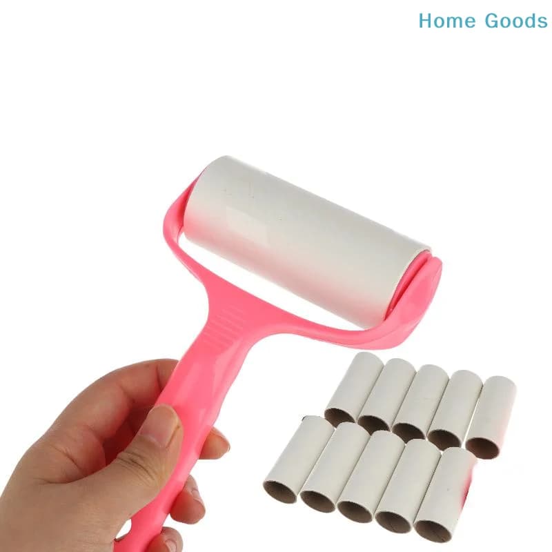 1 Set Remover Roller For Sticky Pet Hair Remover With Refills Lint Clothes Furniture Carpet Cleaning Handheld Tissue Roll Brush