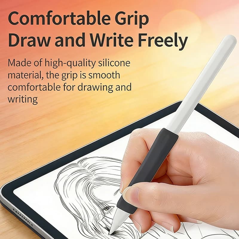 Adatto per Apple Pencil di 1a/2a/3a generazione e custodia protettiva per penna touchscreen Pro - custodia per impugnatura a forma di diamante