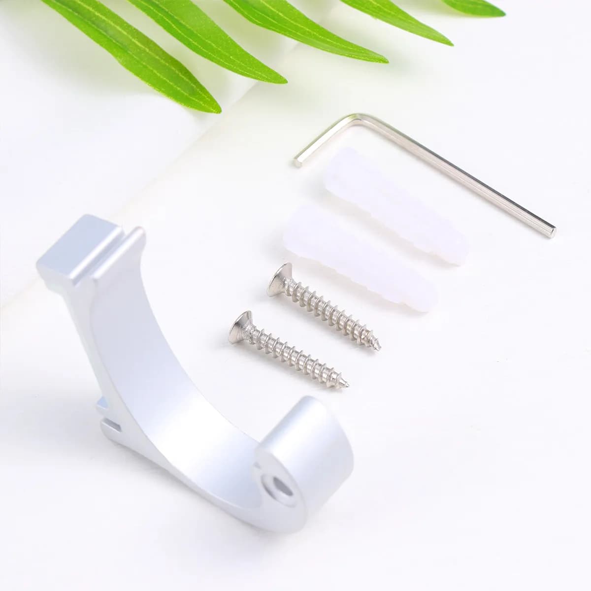 2 Pieces Hooks Dynasty Hangers, Colorful Aluminum Wall Hangers for Bedroom, Kitchen, Bathroom, for Coats, Hats, Towels, Umbrellas