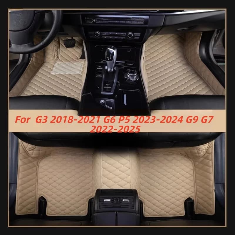 Tappetini Auto Personalizzati Antiscivolo 2018-2021 G6 P5 2023-2024 G9 G7 2022-2025 Tappeti per Xiaopeng G3
