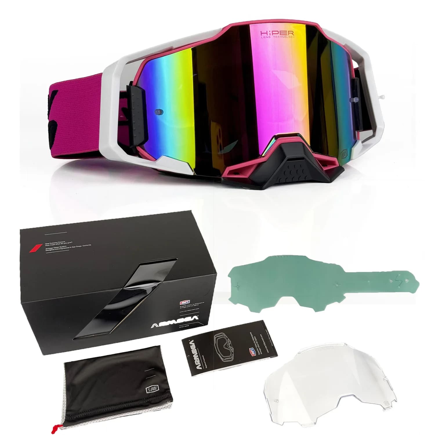 2026 Set di occhiali da moto fuoristrada Occhiali sportivi antipolvere antivento MX ATV Ciclismo Sci Snowboard Protettivo