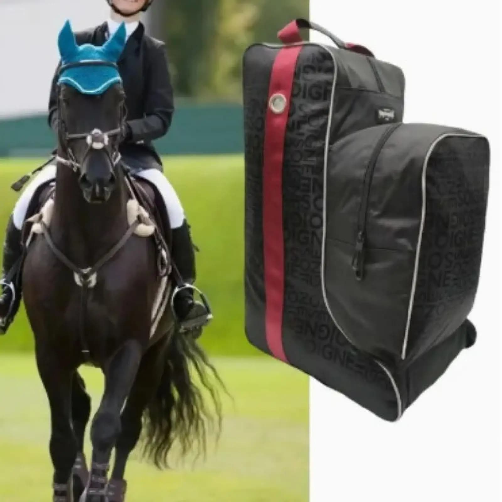 Custodia per il trasporto Oxford Equestrian Pack Attrezzatura Borsa per stivali alti da equitazione per viaggi Stivali da cavaliere Scarpe Proteggi spettacoli di stivali da cavaliere