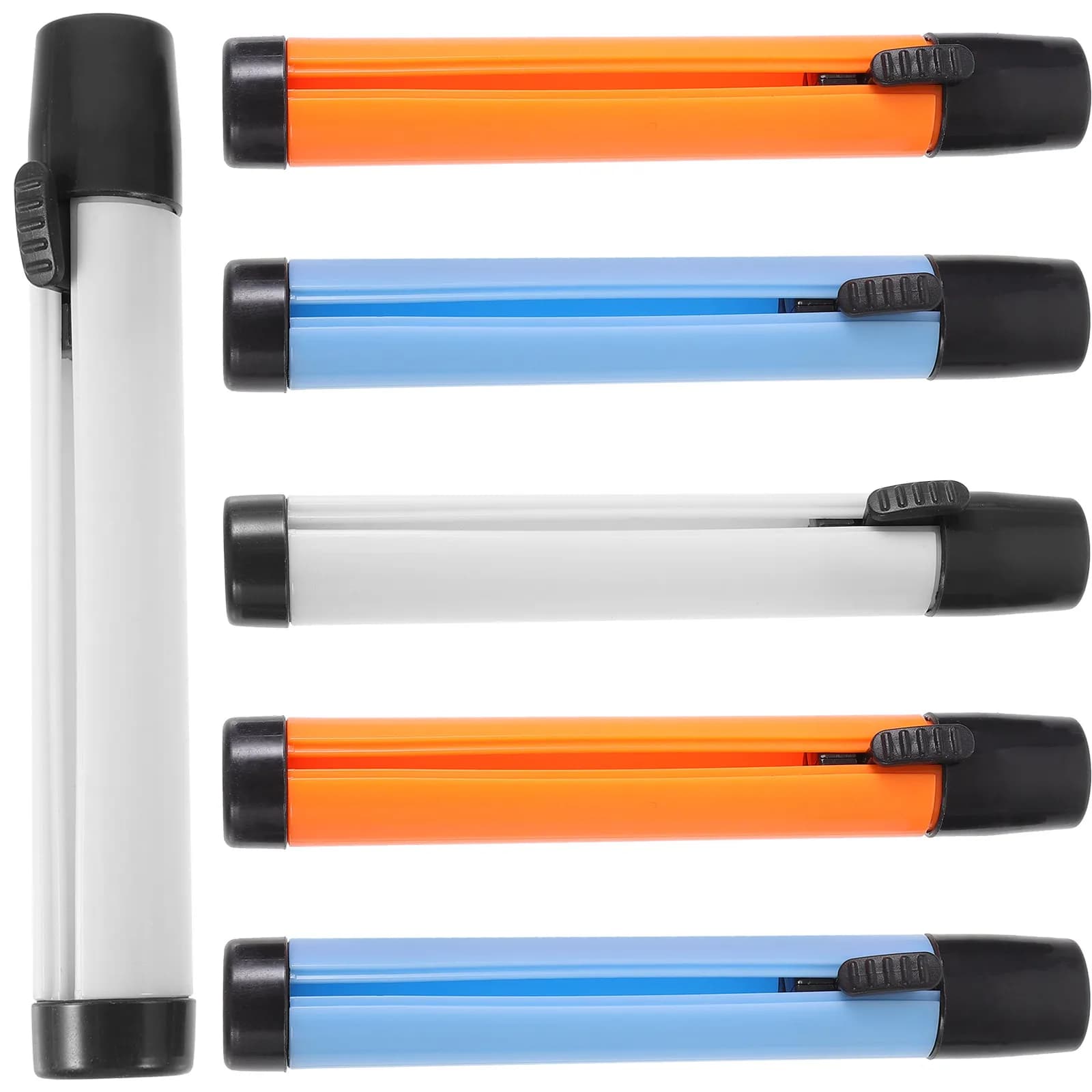 6 Pcs Chalk Holder for Chalkboard Adjustable Clip Billiard Pool Cue Container Billiards Pocket