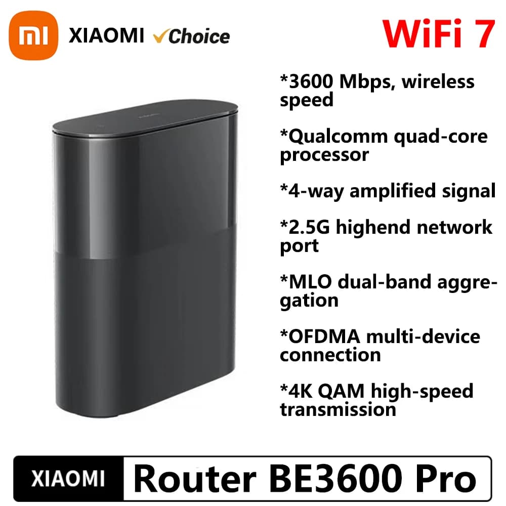 Nuovo router Xiaomi BE3600 Pro WiFi 7 Sistema Xiaomi Mesh BE3600 Pro Versione cinese