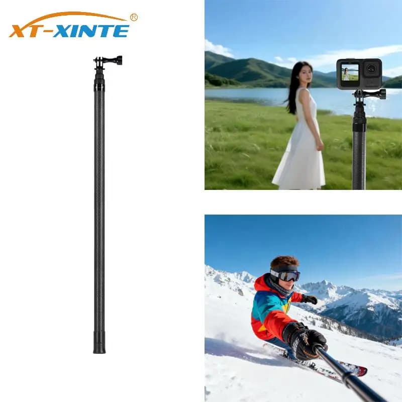 1.5 m 3 m invisible carbon fiber selfie stick for GoPro Hero 13 12 11 for Insta360 X5 X4 for DJI Osmo 360 extended monopoly camera