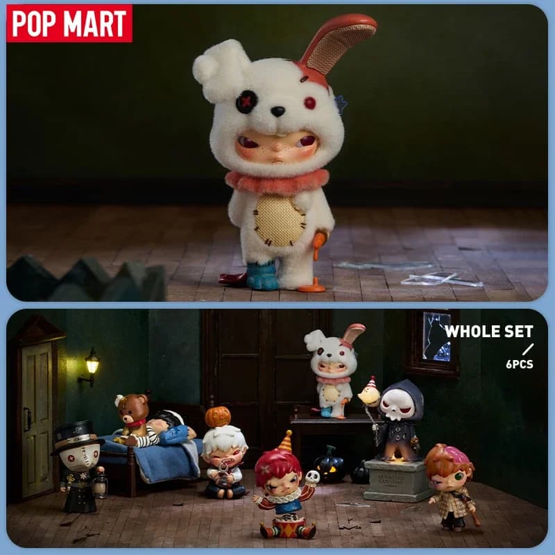 POP MART Hirono Monsters' Carnival Series Genuine Mystery Box Blind Box Guess Bag Toys Doll Cute Desktop Ornaments Collection