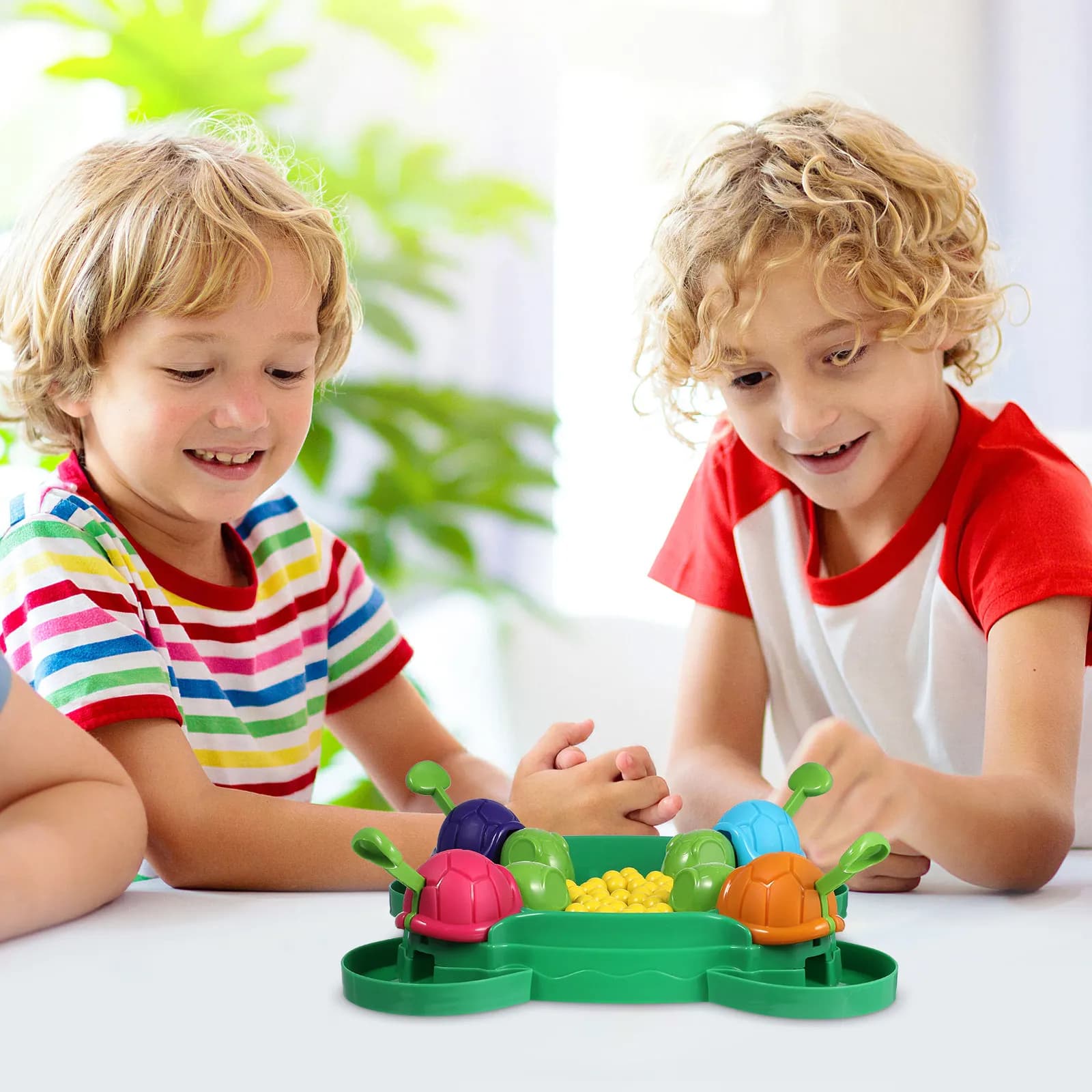 Set da Tavolo Gioco Tartaruga che Mangia Fagioli, Divertente Gioco da Tavolo per Feste, Gioco Educativo per Bambini, Giocattolo per il Tempo Libero da Interno, Giochi Divertenti per Feste