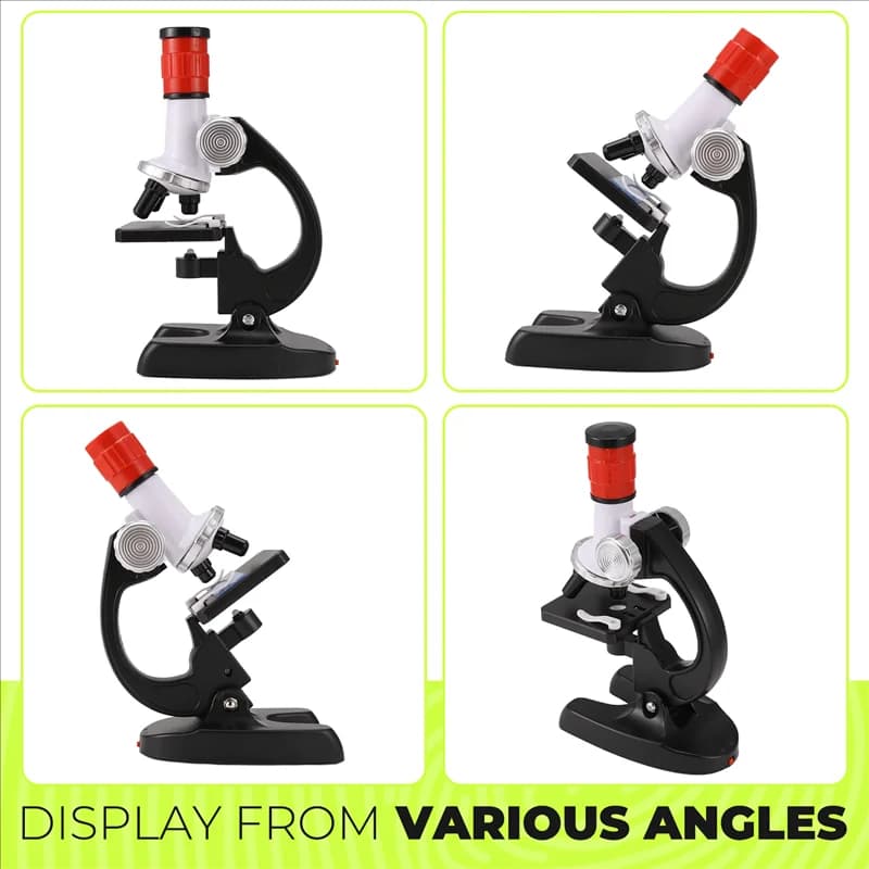 BTCL Giocattolo per microscopio per bambini 1200 volte Studente Esperimento scientifico Puzzle Set di giocattoli scientifici ed educativi