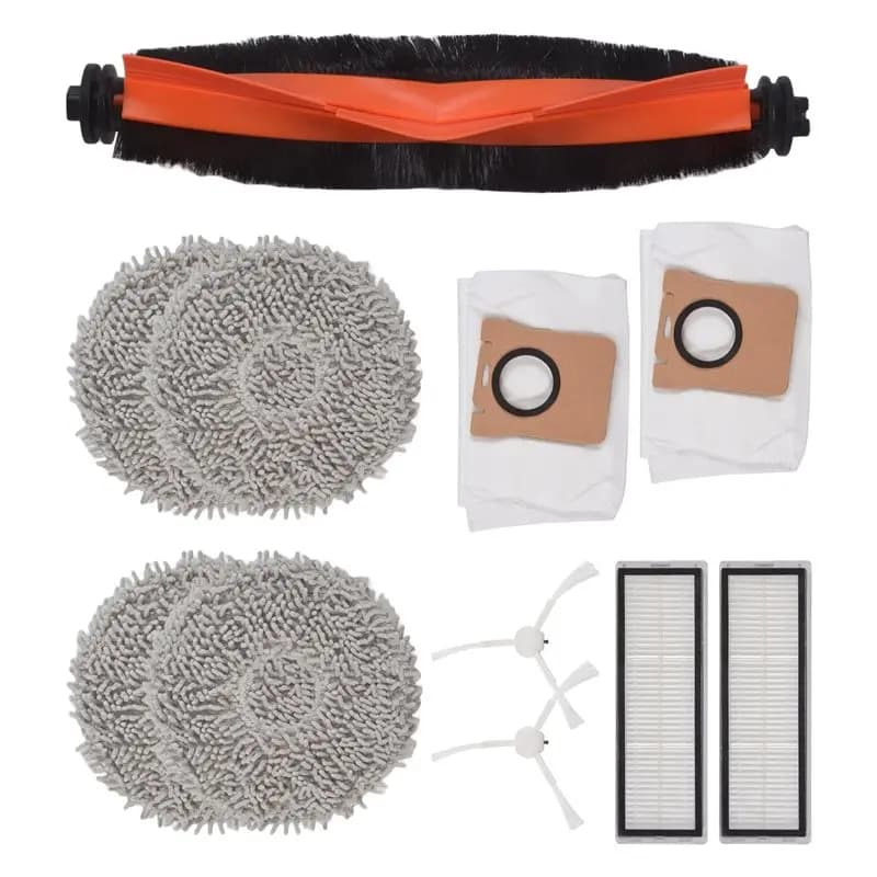 AB08-For X20+/X20plus Robot Vacuum Cleaner Accessories Filter Mop Pads Dust Bags Replacements Parts