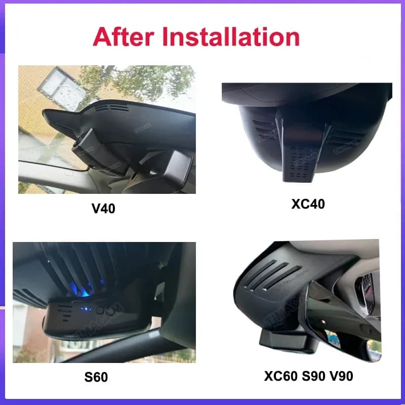 Plug and Play Auto DVR Camera for Volvo XC90 XC60 XC40 S60 S90 S80 P8 XC70 V60 V40 V90 C40 2012-2021 2022 Dash Cam for PoleStar 2