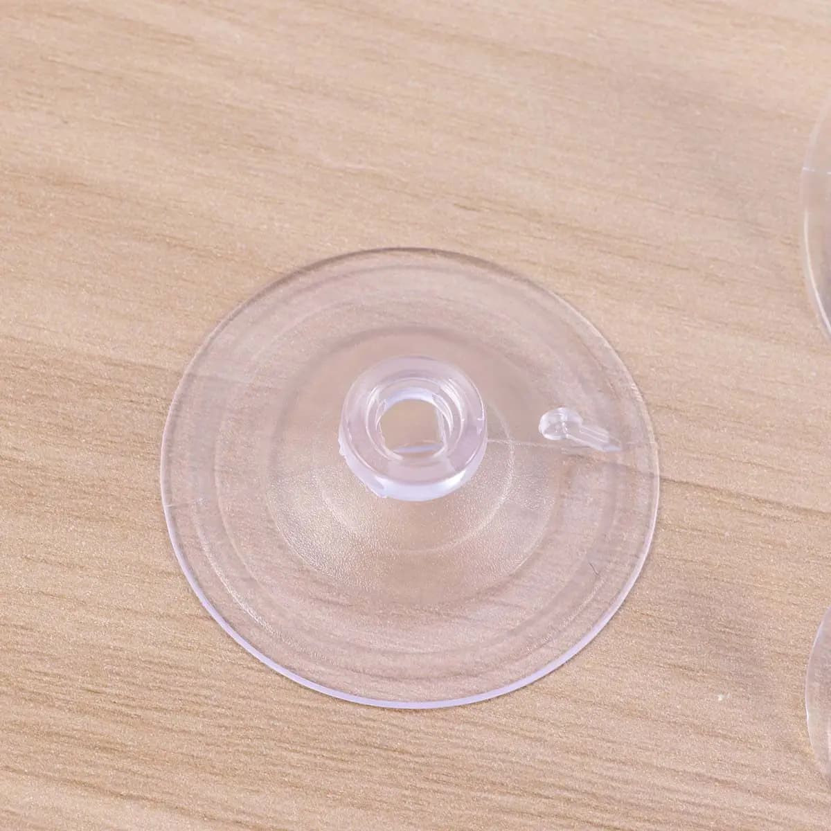30 Pezzi Ventose in Plastica Trasparente Senza Ganci, Adesivi Forti per Vetri, Specchi, Cucina, Ufficio, Bagno, Appendere Ghirlande