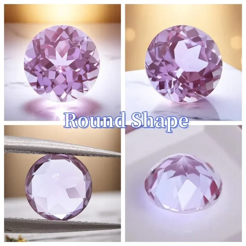 Lab Grown Alexandrite Charms Gemstone Change Color Stone DIY Ring Necklace Earrings Main Materials Selectable AGL Certificate
