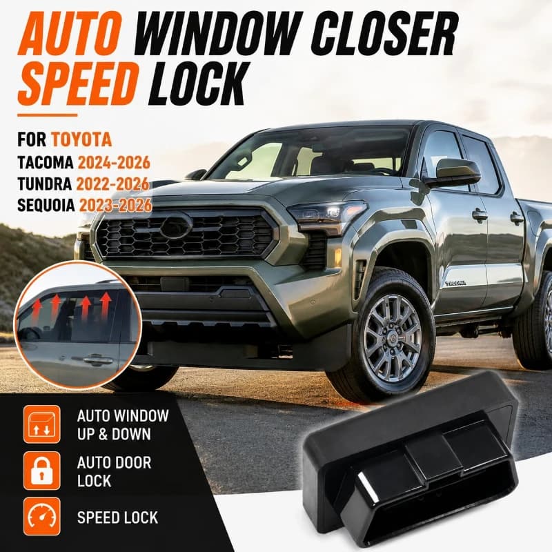 For Toyota Tacoma 2024-2027 Smart Window Control Module Lock 4 Windows Up Auto Door Lock Plug & Play No Coding OEM Fit