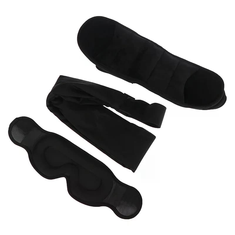 1 set di voli cuscini da viaggio cuscino per il collo con memoria pura maschera per gli occhi comoda copertura traspirante kit da viaggio per aereo lavabile in lavatrice