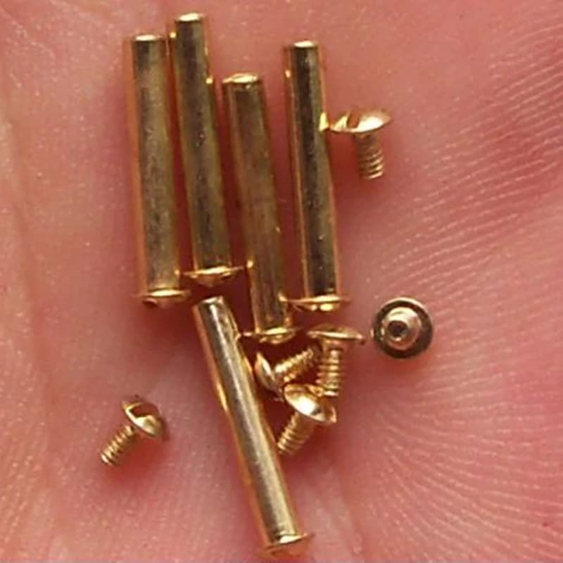 5pcs universal gold/silver metal rivet for IMCO 6700/6800 petrol lighter with kerosene repair service DIY
