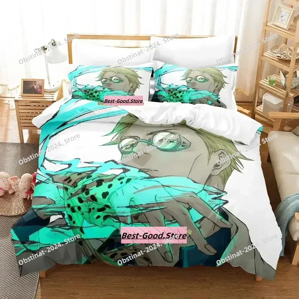 2024 Jujutsu Kaisen Kento Nanami Set biancheria da letto Singolo Twin Completo Queen King Size Set letto per bambini per adulti Set copripiumino Anime