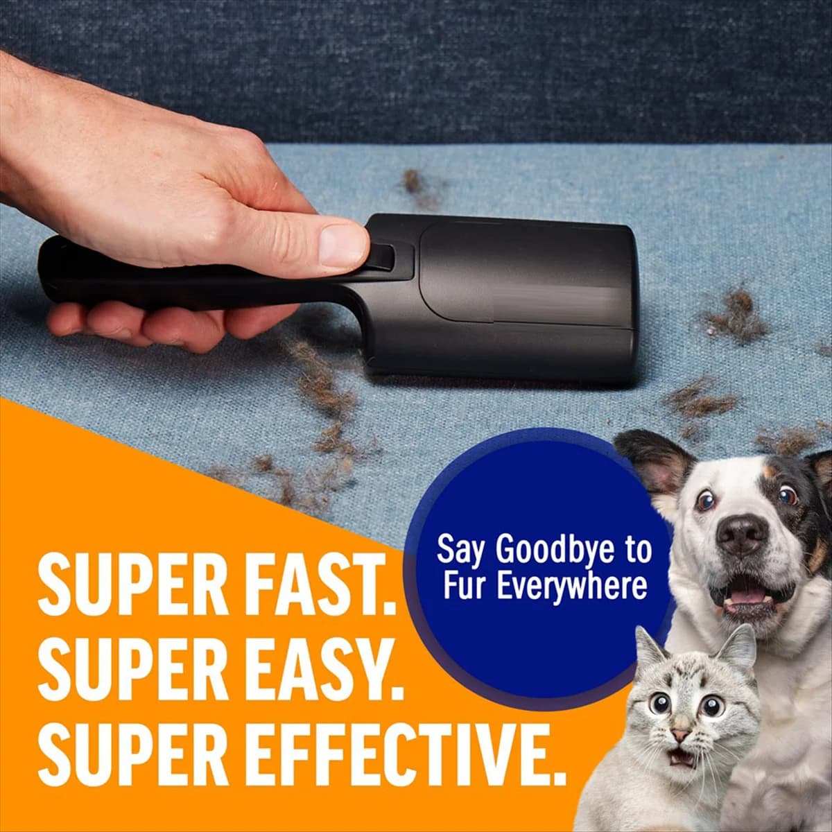 CHCH Mini LintRoller per peli di animali domestici - Strumento per la depilazione di animali domestici per vestiti, divani e auto - Rimozione peli di cani e levapelucchi