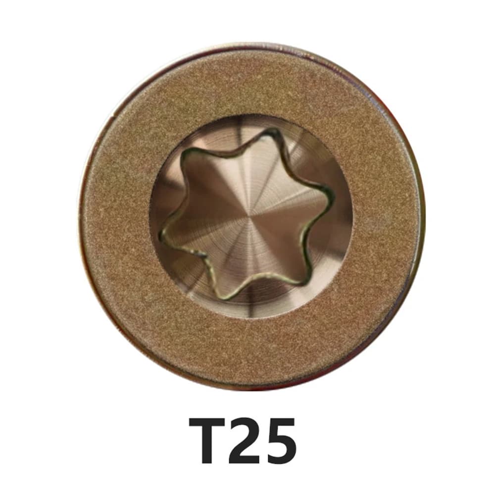 100 PCS Self Tapping Metal Deck Binding Hardware T25 Screws Fastener Screws Woodworking Supplies