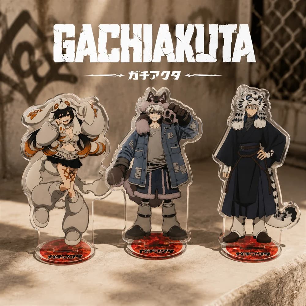 Anime Gachiakuta 15cm Acrylic Stand/Keychain Zanka/Rudo/Enjin Tabletop Decorations Accessories Decor Gifts Exquisite Products