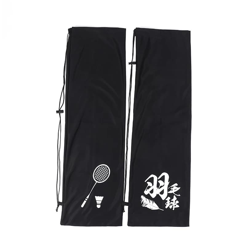 Borsa per racchetta da Badminton custodia morbida custodia con coulisse tasca portatile per racchetta da Tennis