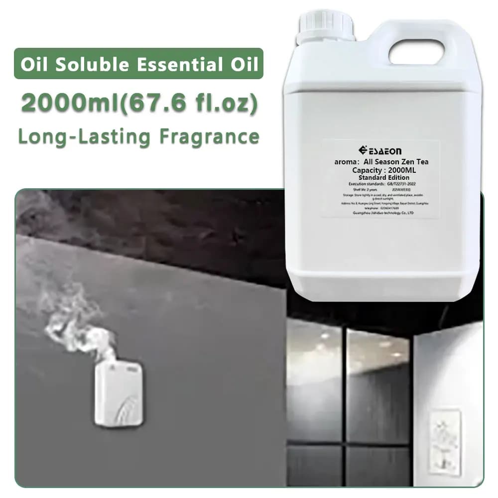 ESAEON Essential Oils - For Aroma Machines, Two Fluid Fragrance Diffuser Supply Liquid, All Season Zen Tea - 2000ML (67.6 fl.oz)
